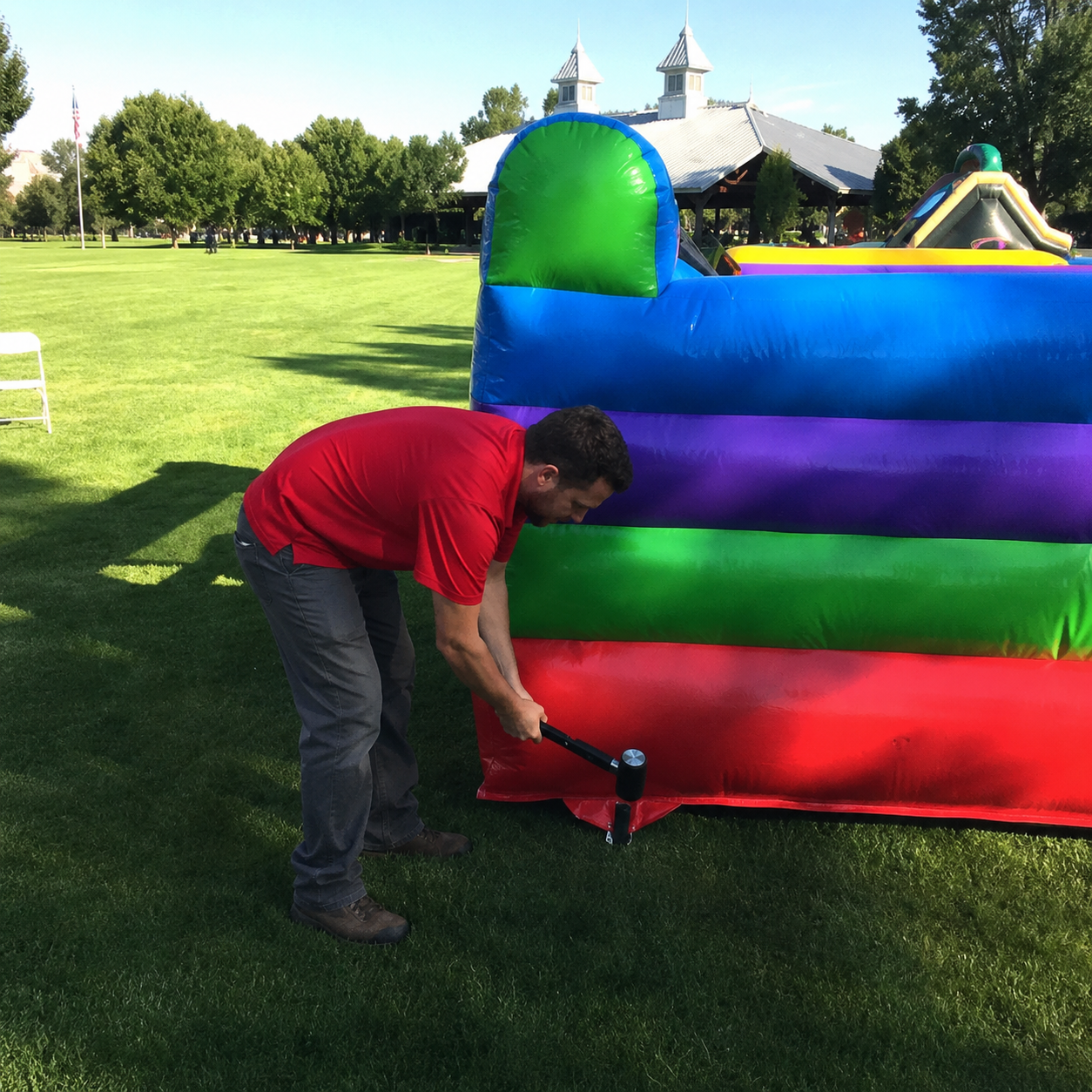 Safely Setting up and Inflatable