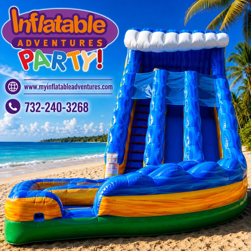 Water slide rental in Manahawkin, NJ - Inflatable Adventures
