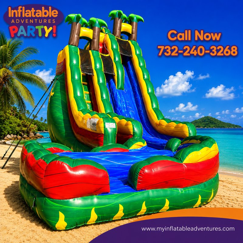 Water slide rental in Long Branch, NJ - Inflatable Adventures